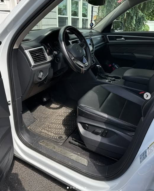 VW Atlas interior before detailing