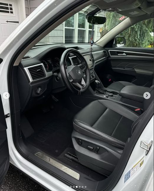 VW Atlas interior after detailing